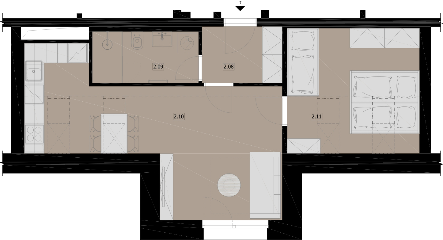 Detail apartmánu č. 7